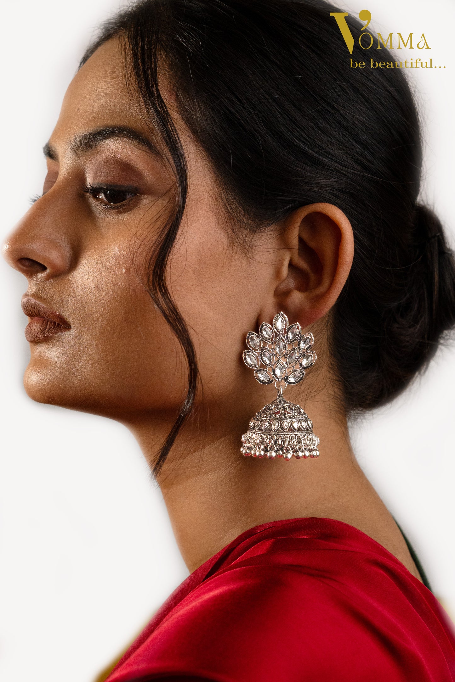 Vomma Jhumka Traditional earrings