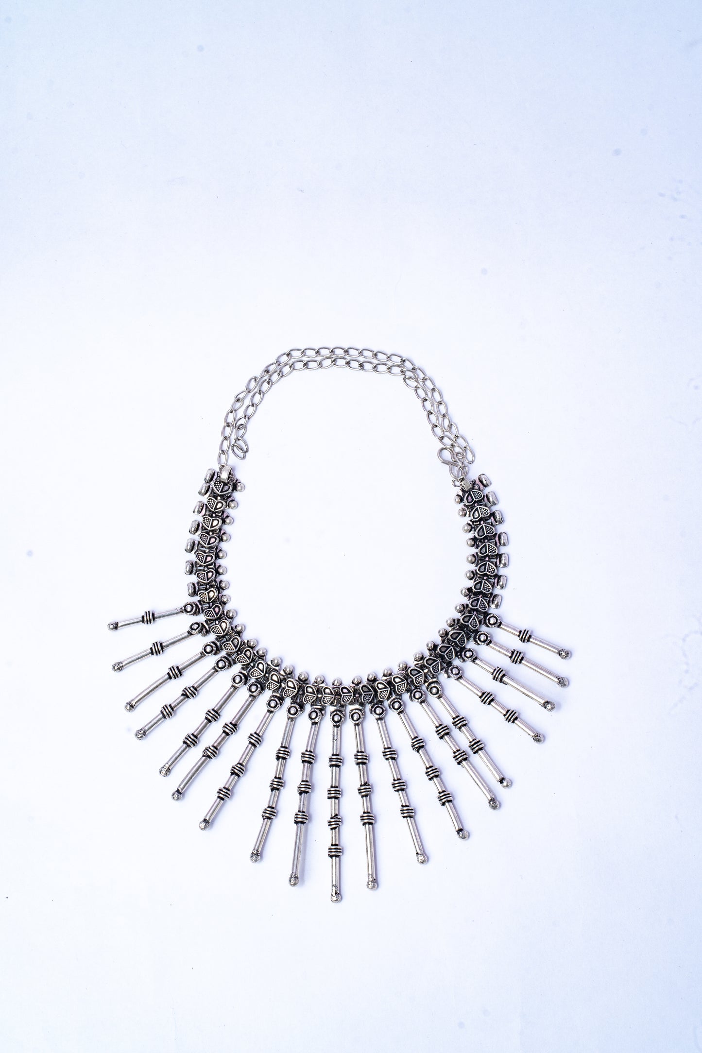 Oxidised Short Necklace