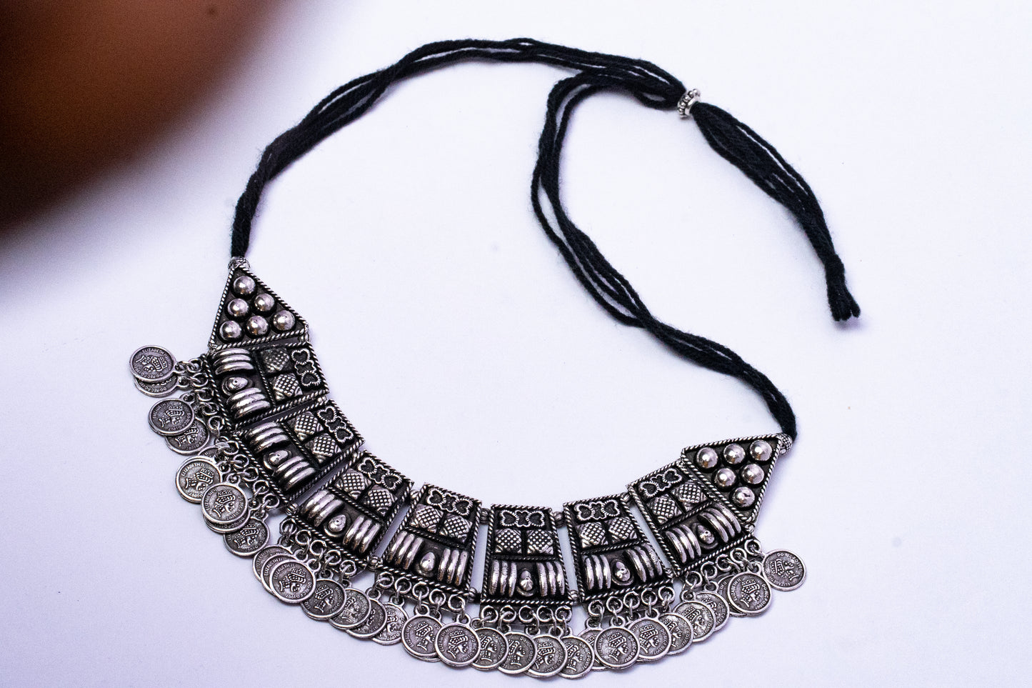 Victorian Coin Short necklace