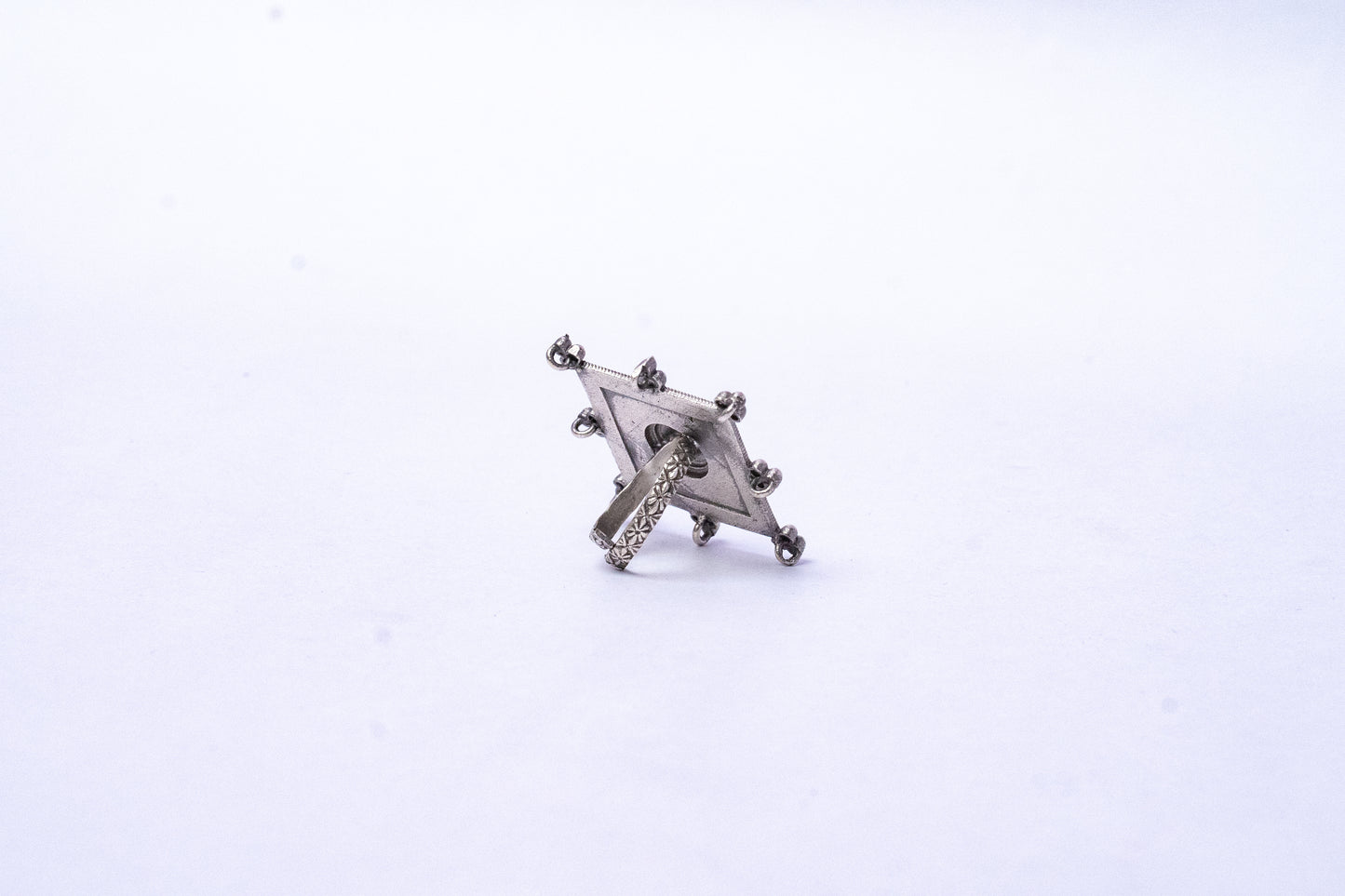 Square Oxidised ring