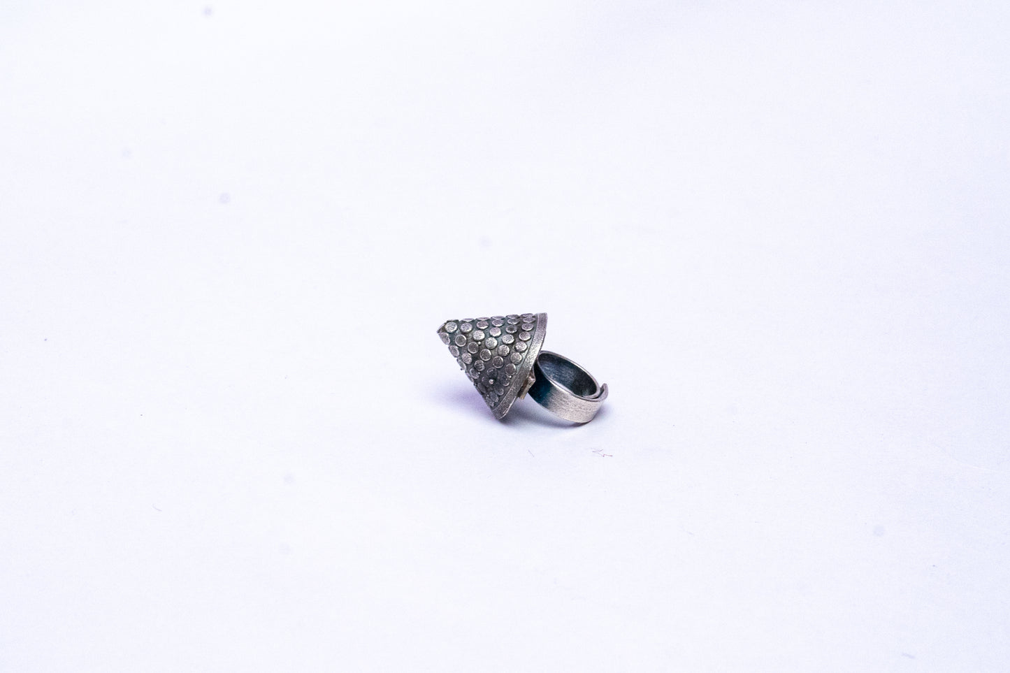 Carved Cone Ring
