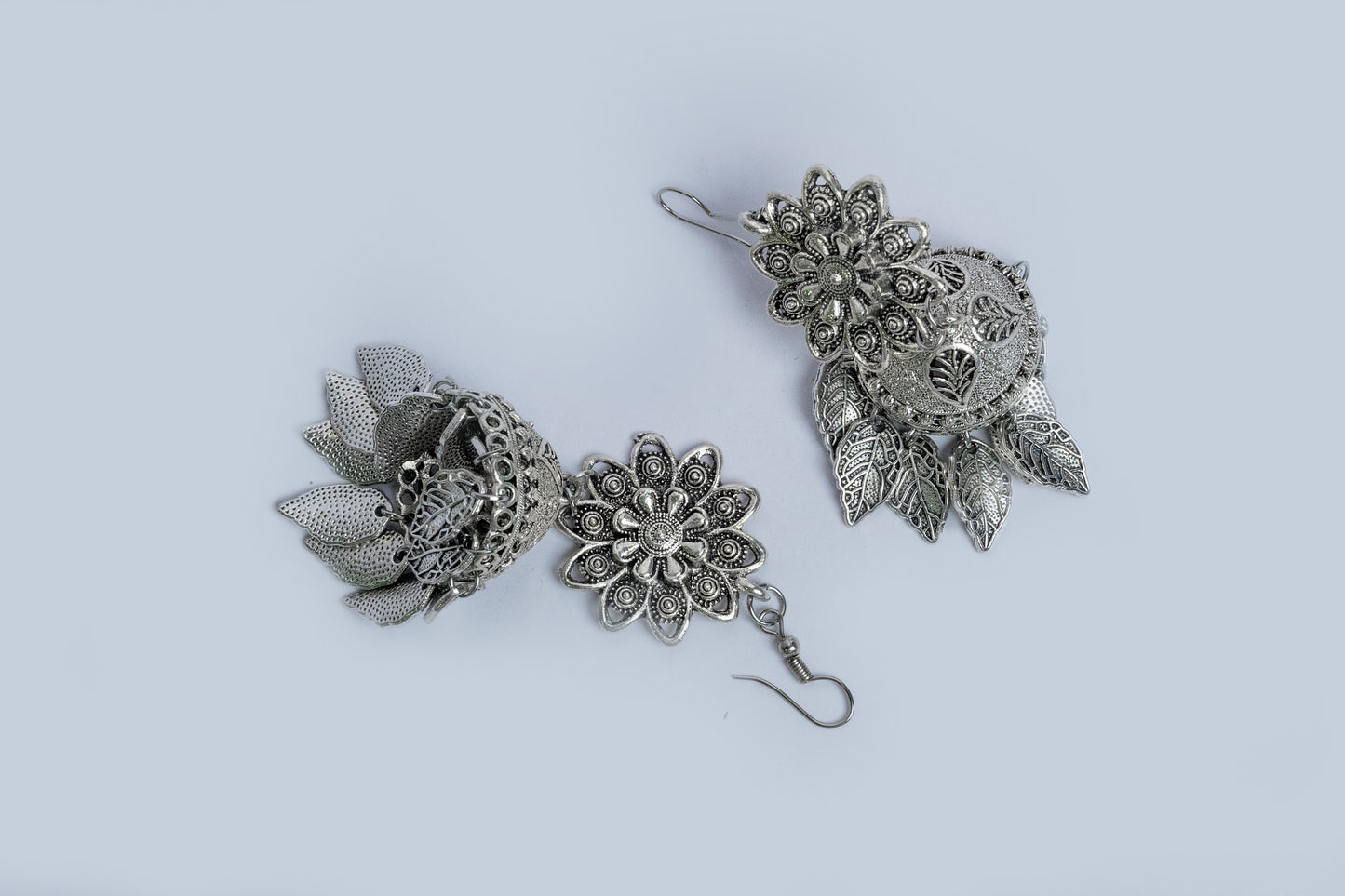 Vomma Floral Pattern Jhumki
