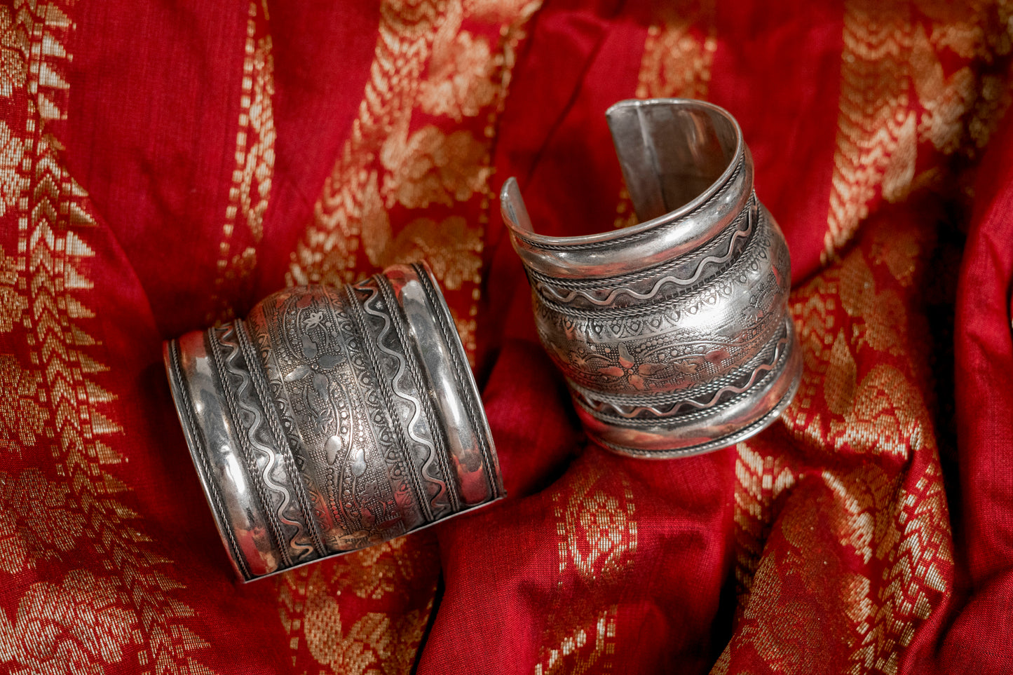 Oxidised Cuff Bracelet